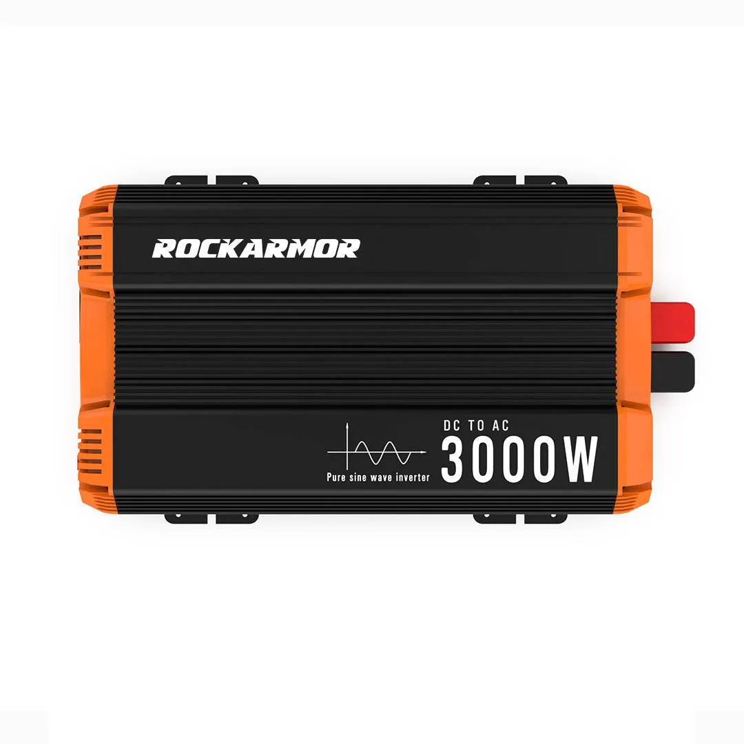 3000W Pure Sine Wave Inverter | Rockarmor | 12V DC to 240AC