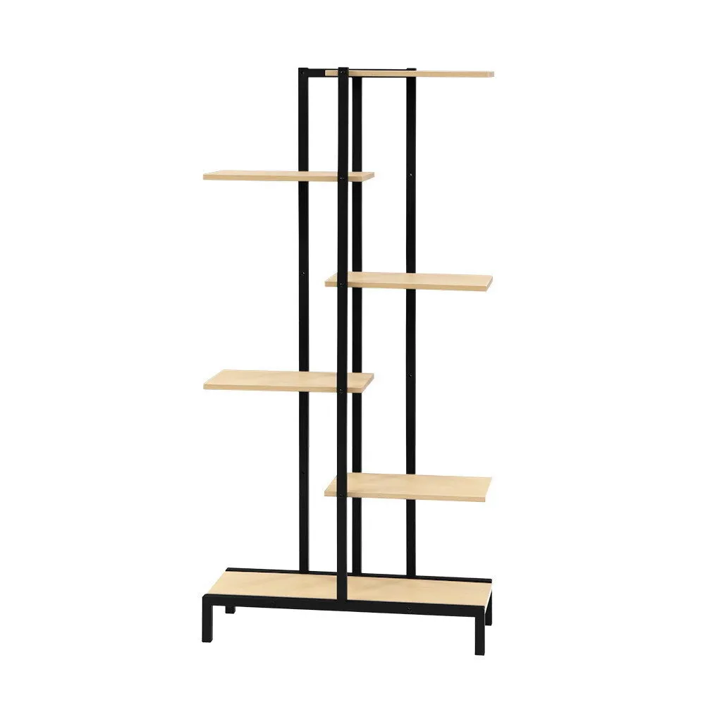 6-Tier Zigzag Plant Stand, E1 Particle Board, Metal - Artiss