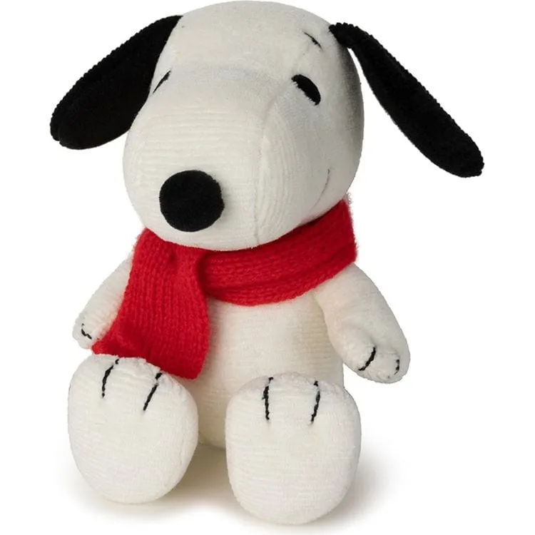 7" Snoopy Plush with Red Scarf