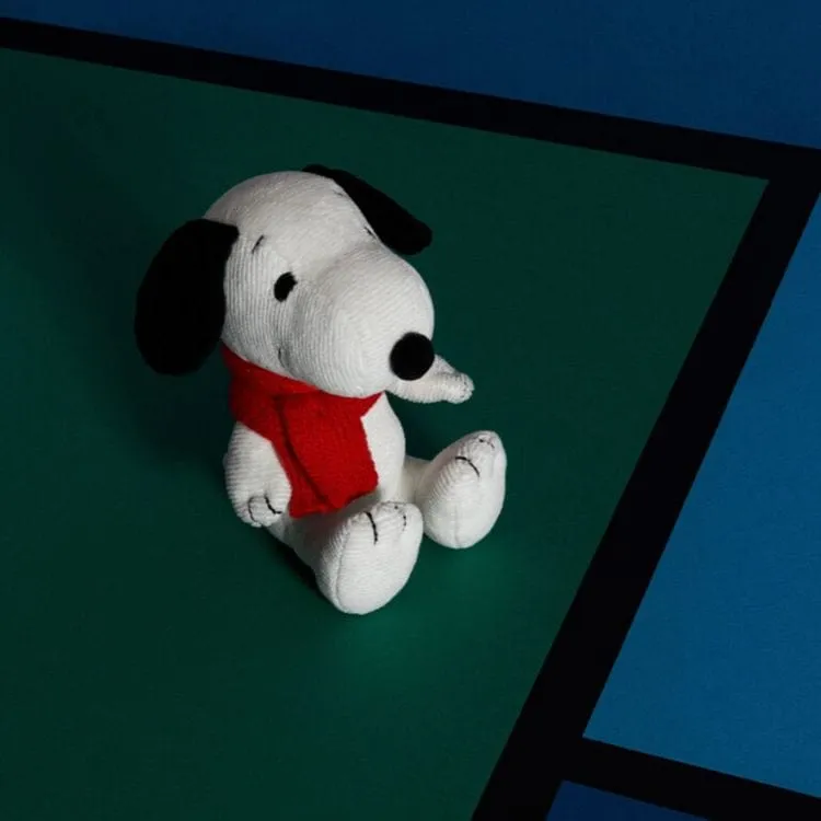 7" Snoopy Plush with Red Scarf