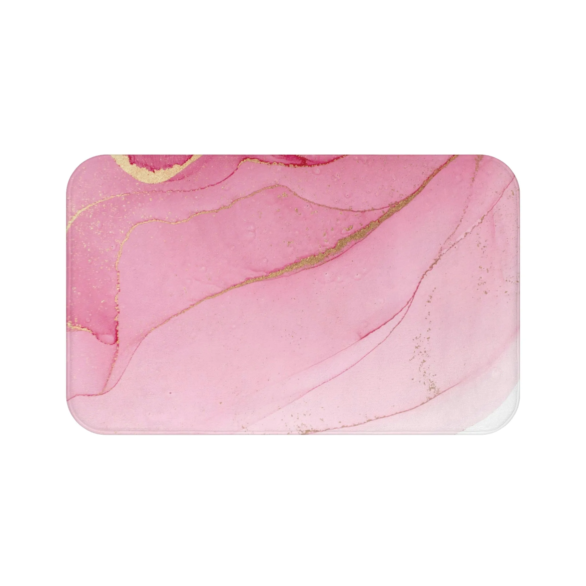 Abstract Boho Bath, Kitchen Mat | Blush Pink Ombre