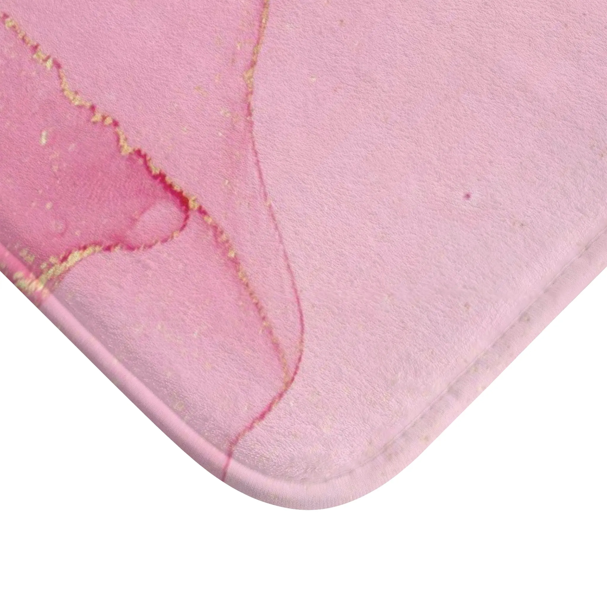 Abstract Boho Bath, Kitchen Mat | Blush Pink Ombre