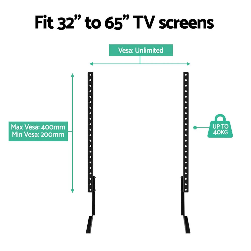 Adjustable Metal TV Stand for 32"-65" Screens, Artiss