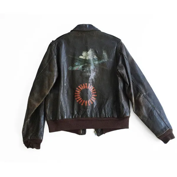 Aero Leather Hand Painted Type A-2 Jacket