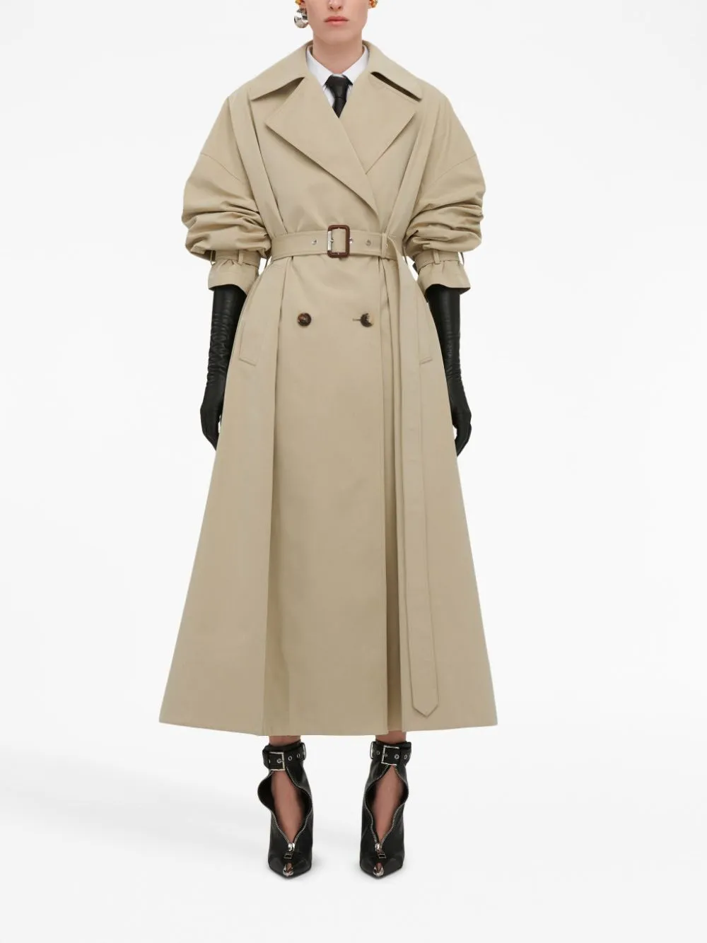 Alexander McQueen Coats Beige