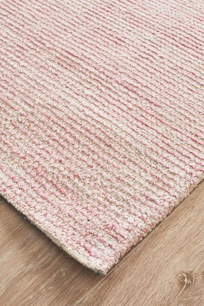 Allure Rose Cotton Rayon Rug