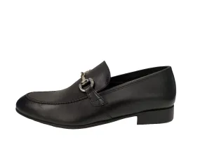 Andanines  Black Slip On With Chain 869-3