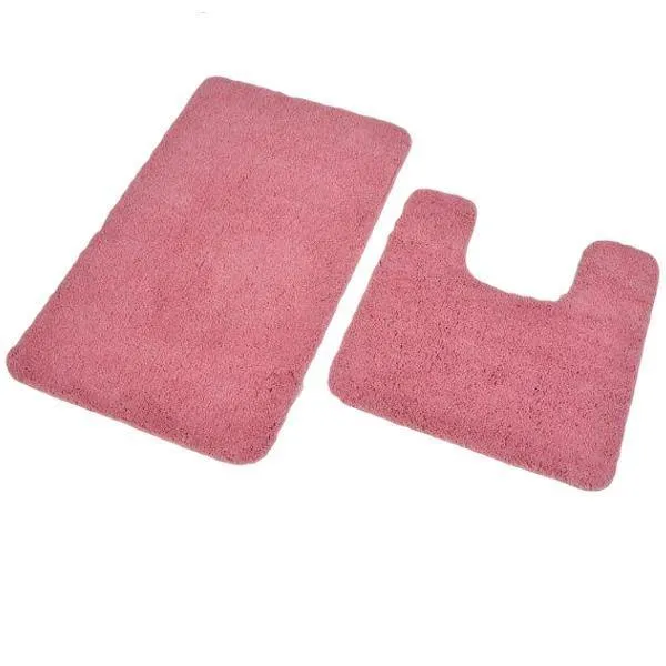 Antron Luxury Non-Slip Bath Mat - Pink