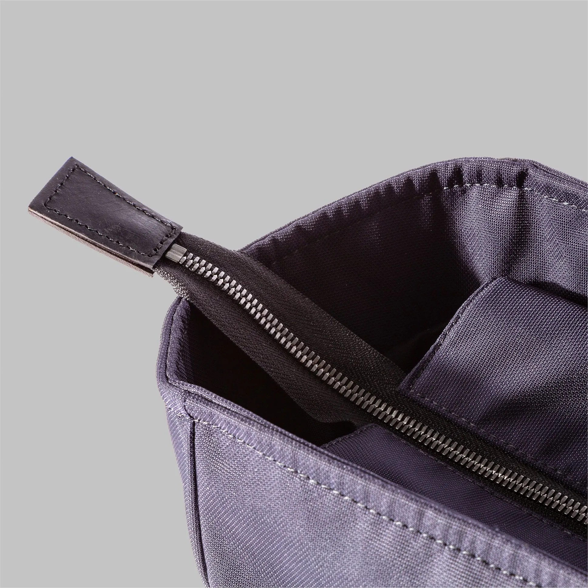 Appdale Large Navy Nylon & Leather Tote Bag