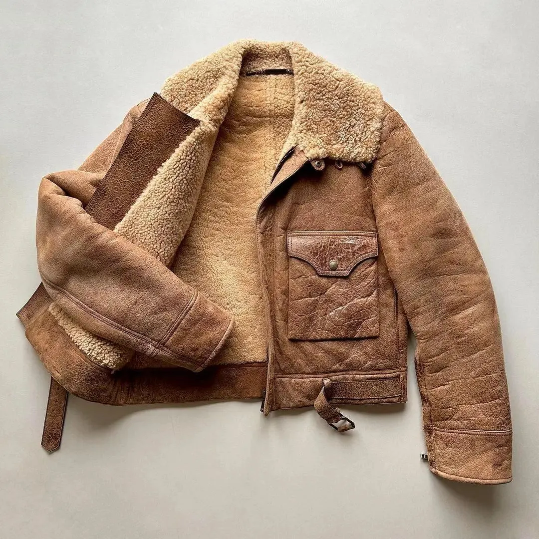 B-2 shearling flight jacket