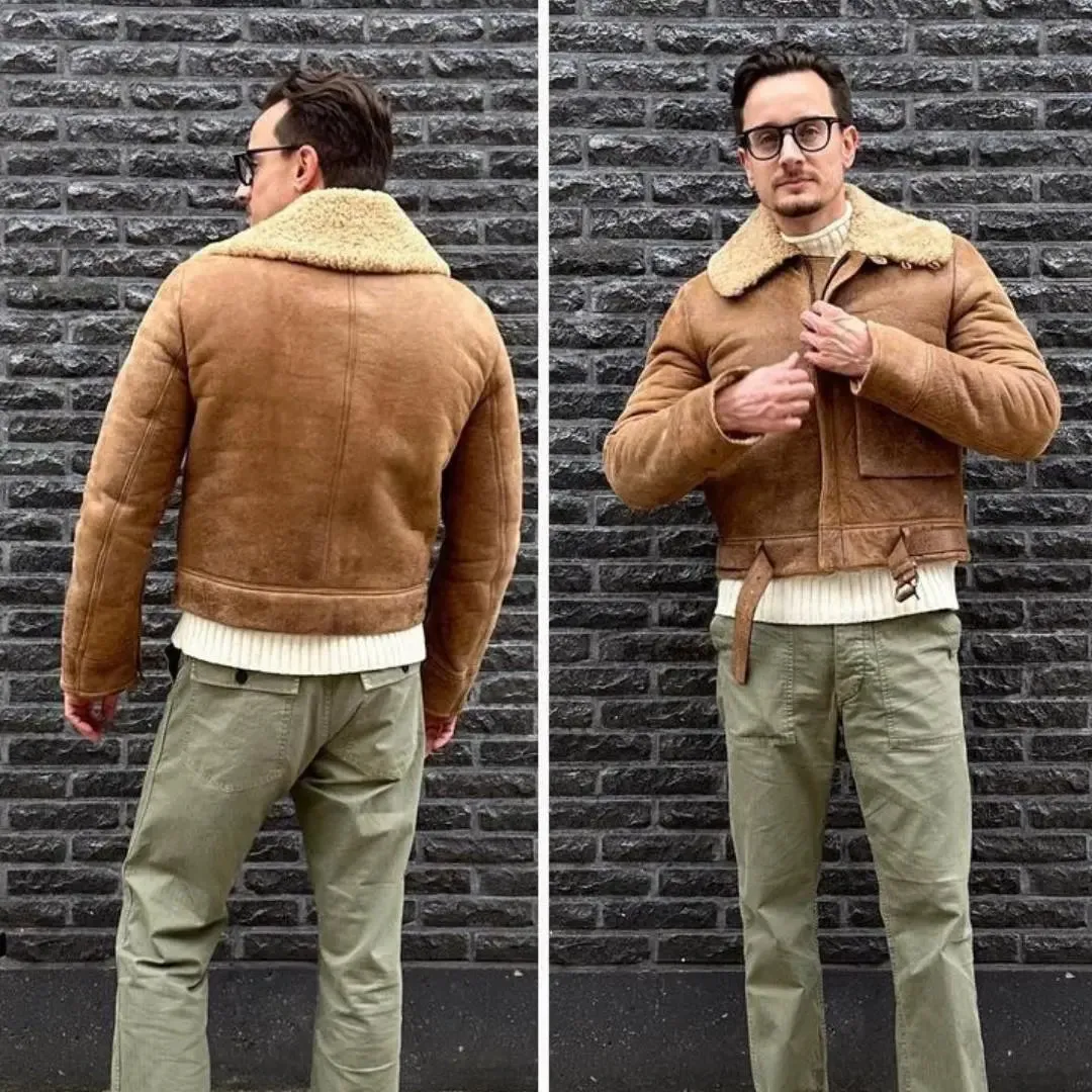 B-2 shearling flight jacket