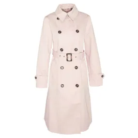 Barbour Greta Ladies Showerproof Trench - Primrose Pink/Primrose Hessian