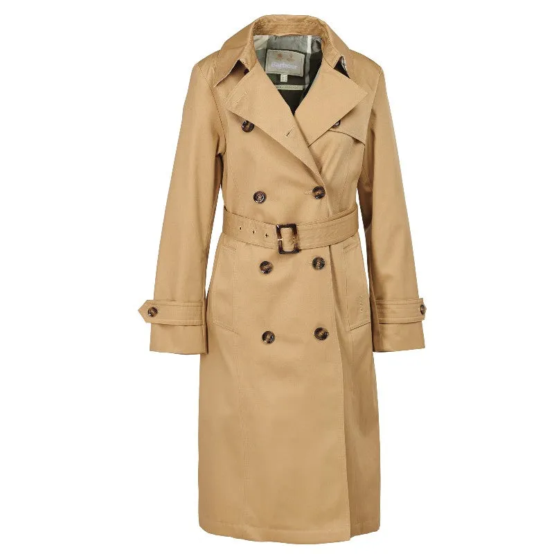 Barbour Greta Ladies Showerproof Trench - Trench/Ancient Poplar