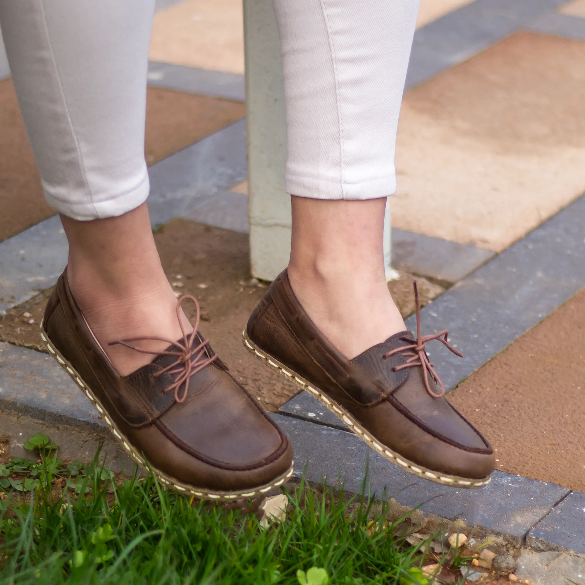 Barefoot Minimalist Shoes Classic Brown for Women