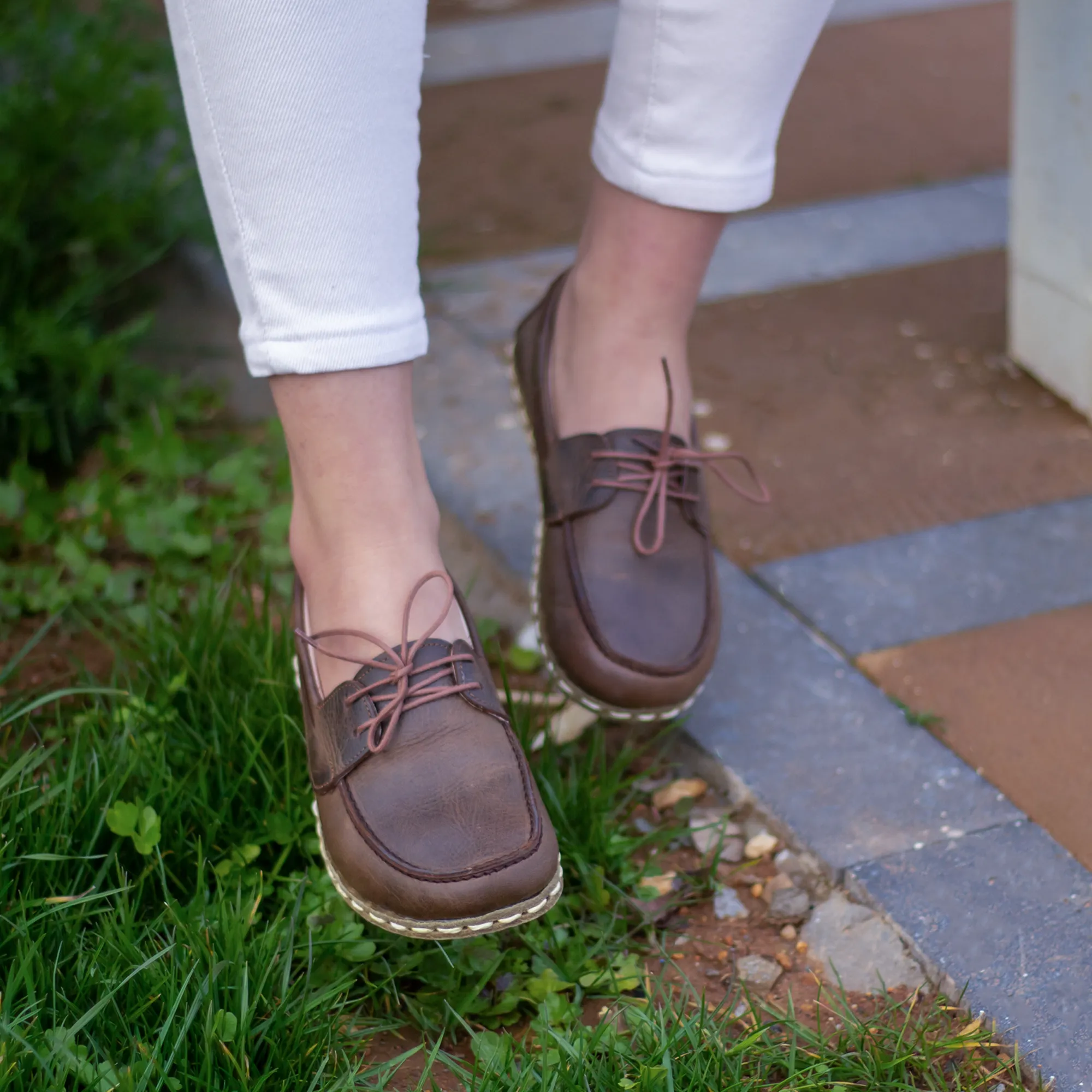 Barefoot Minimalist Shoes Classic Brown for Women