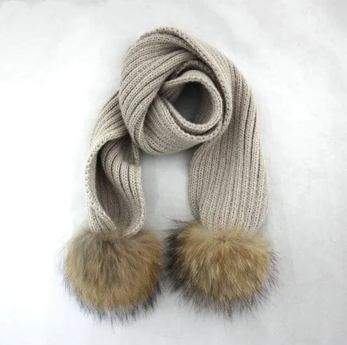 Beige Pomkin Scarf