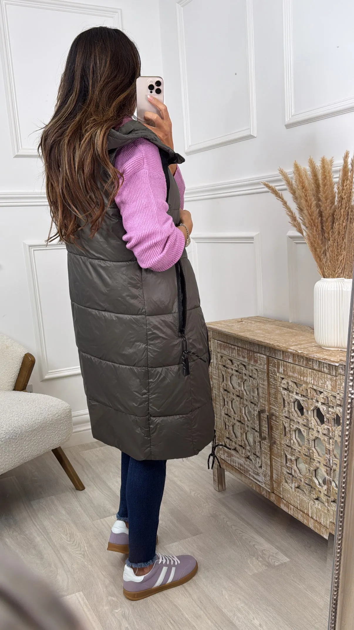 Blake Khaki Puffer Gilet