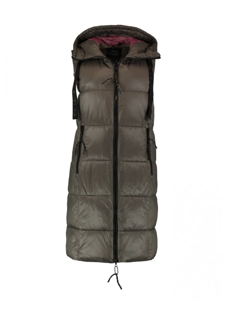 Blake Khaki Puffer Gilet