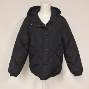 BNWT Selected Femme Black Quilted Monika Puffer Jacket Size 10