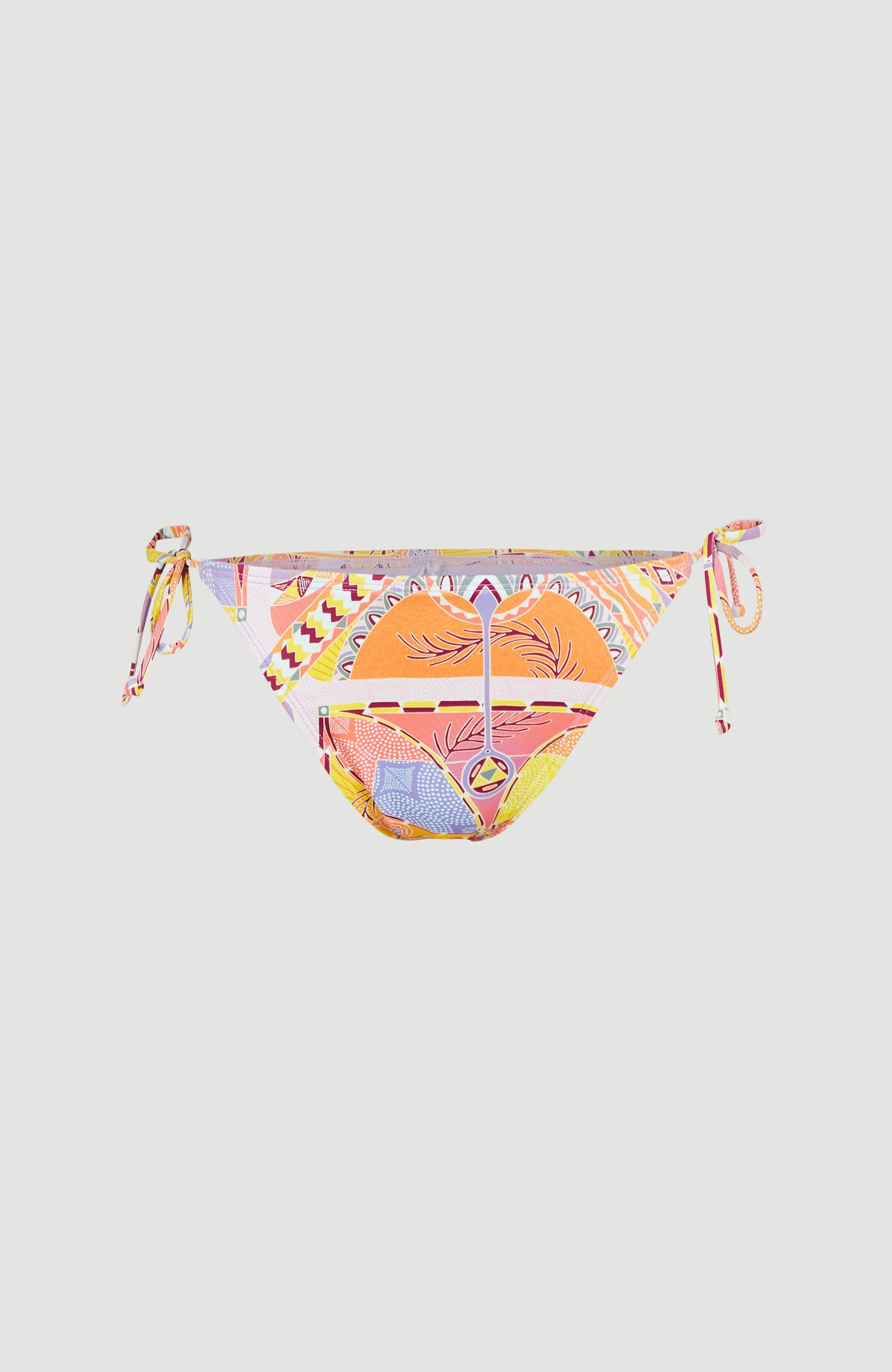 Bondey Bikini Bottoms | Yellow Scarf Print