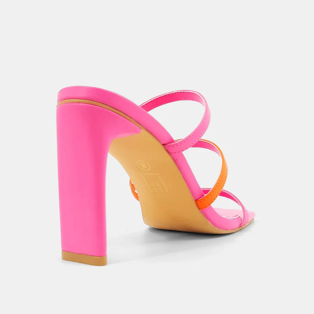 Bright Pink Fern Heel