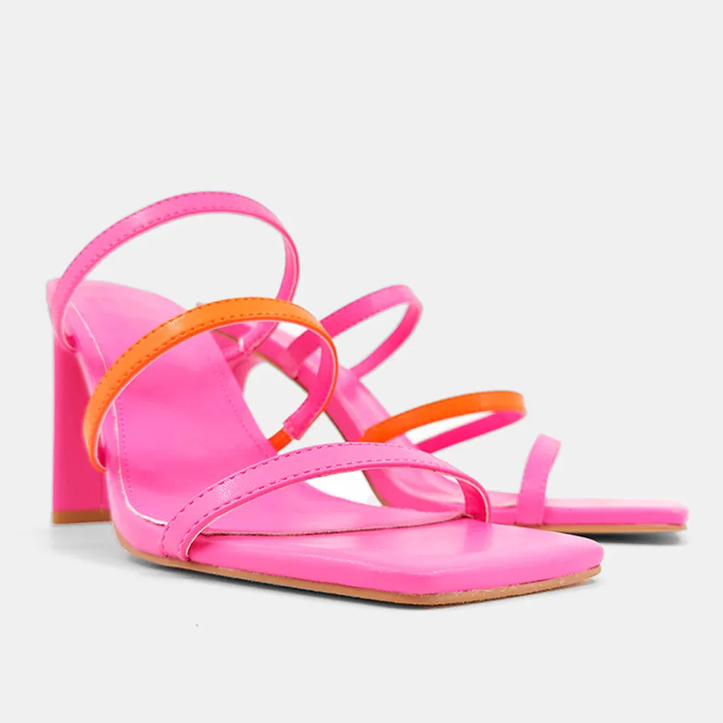 Bright Pink Fern Heel