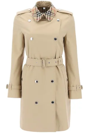 Burberry montrose double-breasted trench coat