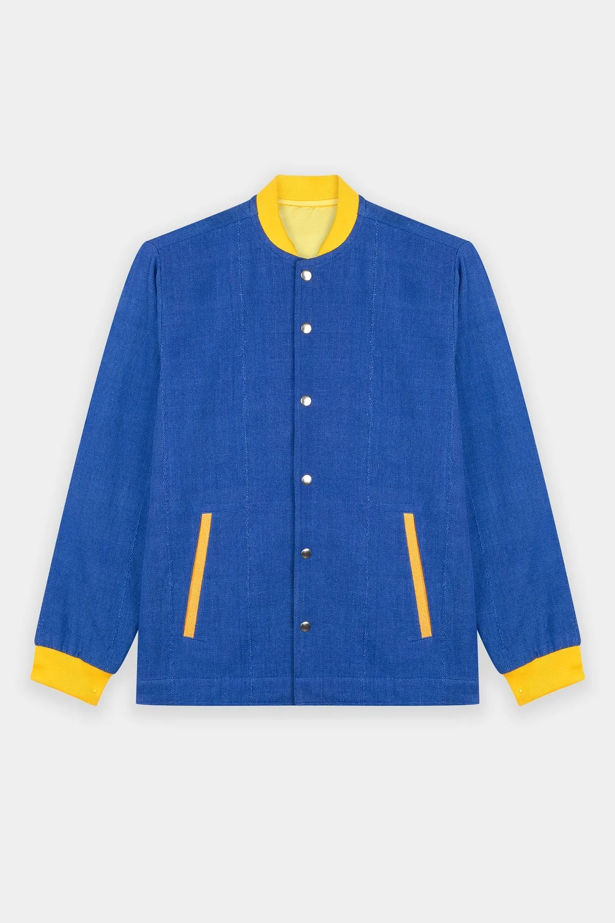 Burna II Bumper Jacket - Blue/Yellow