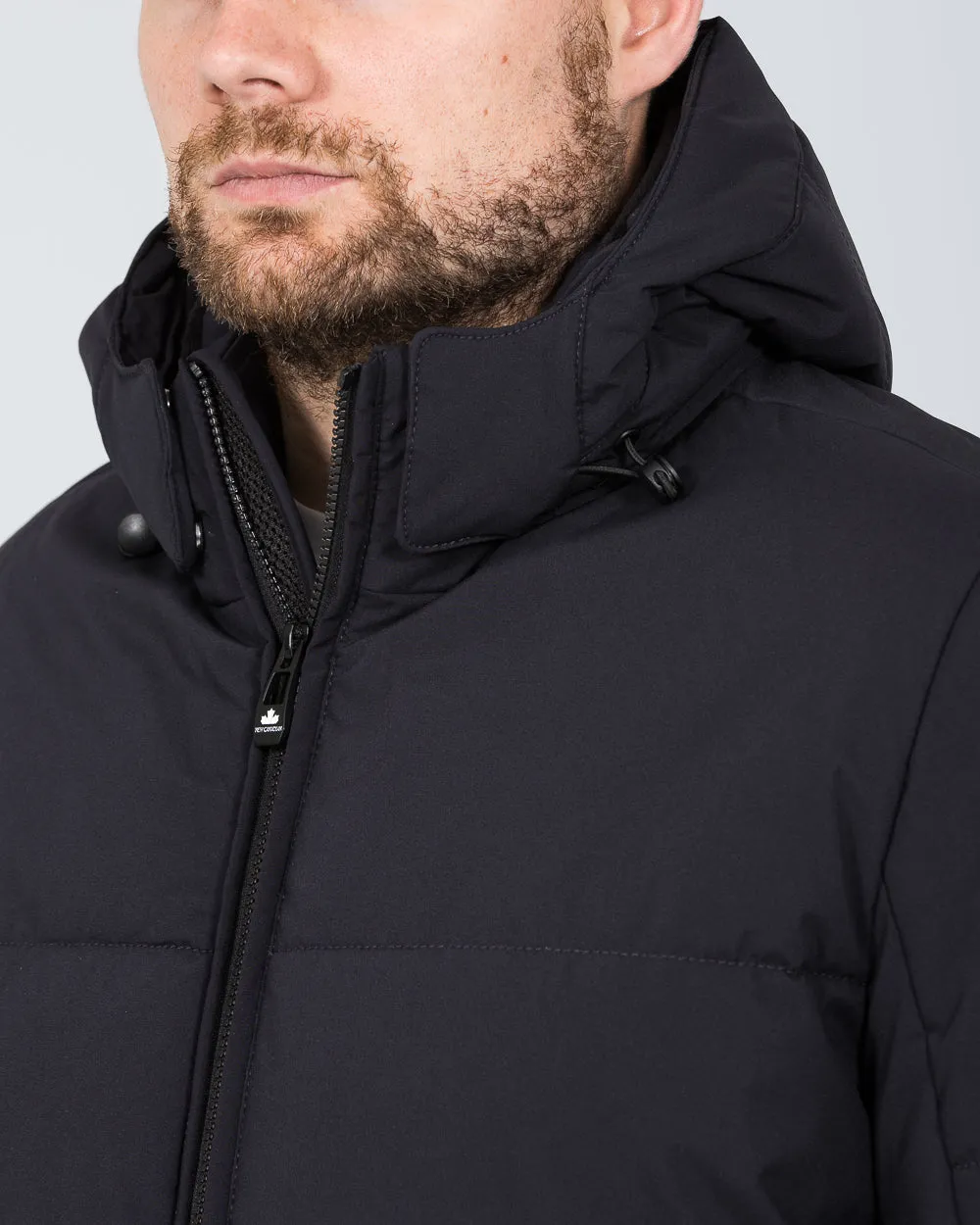 Cabano Tall Waterproof Puffer Jacket (navy)