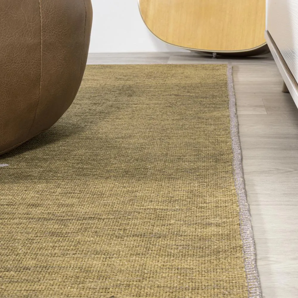 Cayton Minimalist Geometric Machine-washable Area Rug