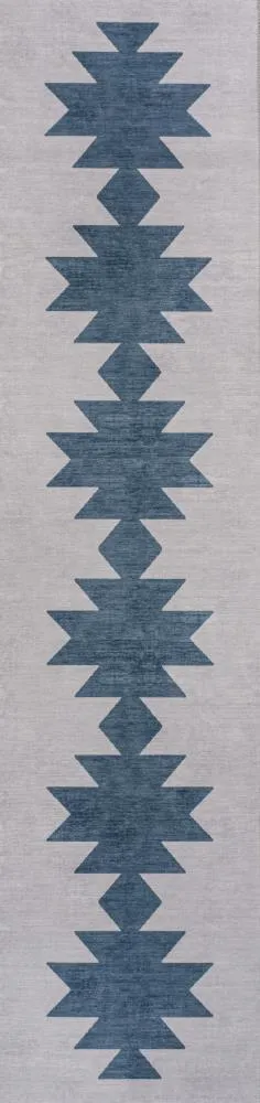 Cayton Minimalist Geometric Machine-washable Area Rug