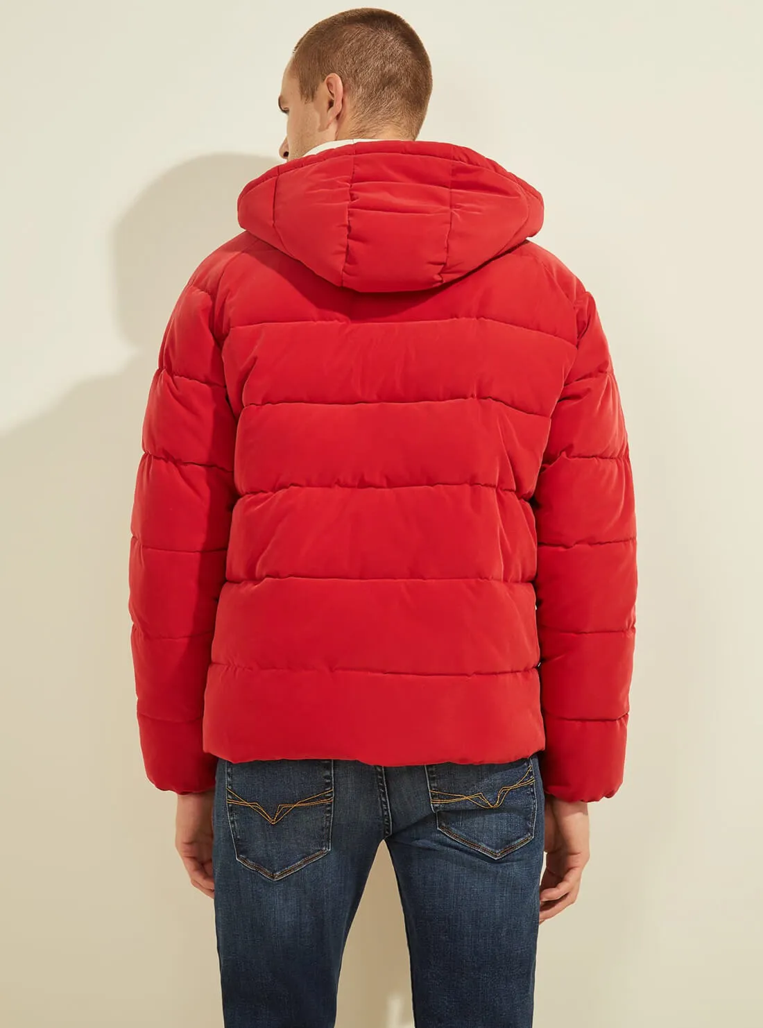 Chili Red Puffer Jacket