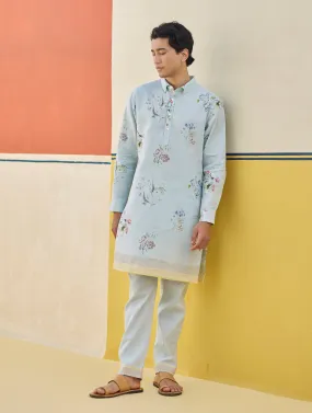 Ciro Floral Kurta Set
- Sky