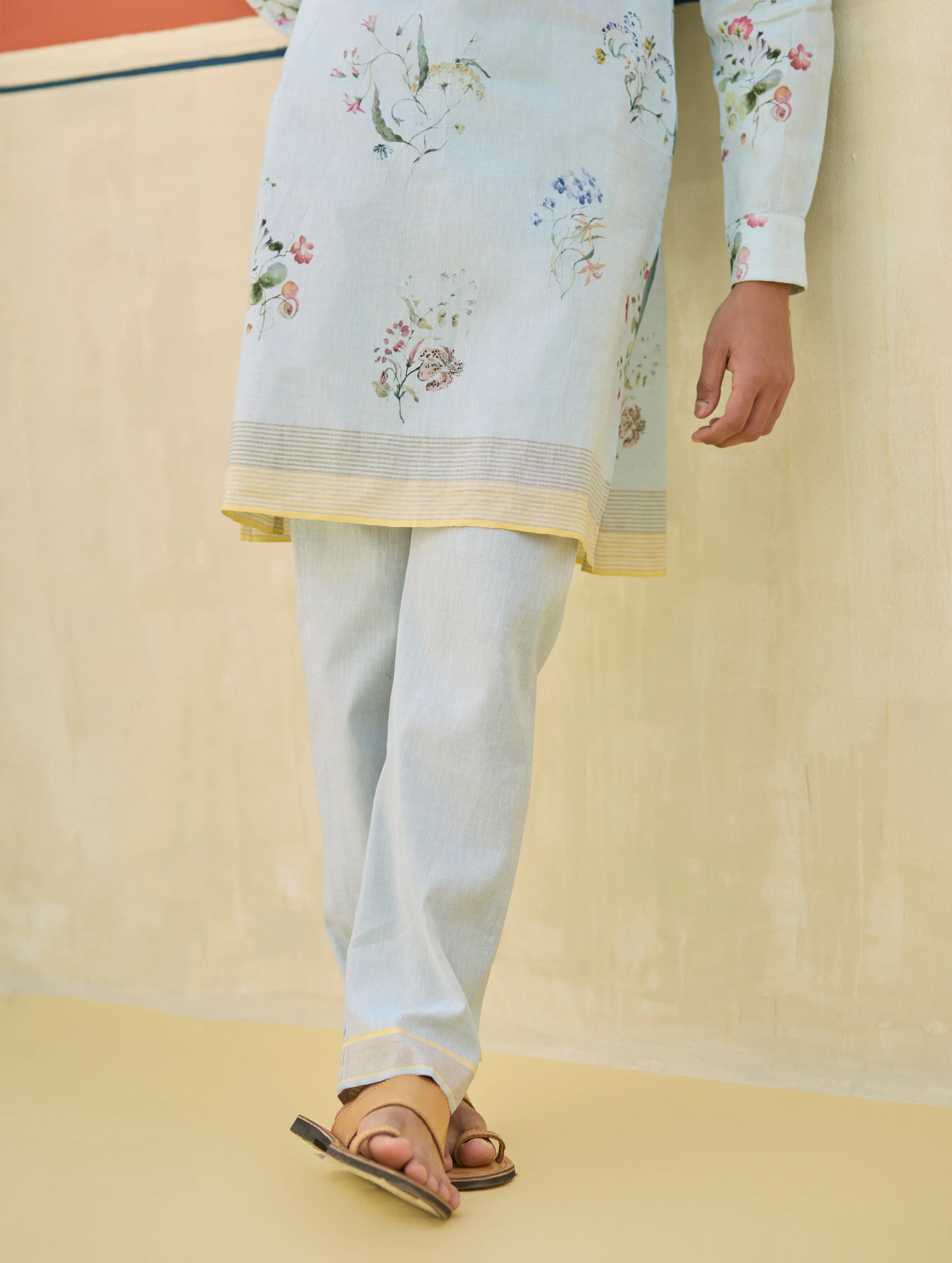 Ciro Floral Kurta Set
- Sky