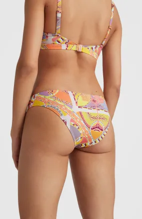 Cruz Bikini Bottoms | Yellow Scarf Print