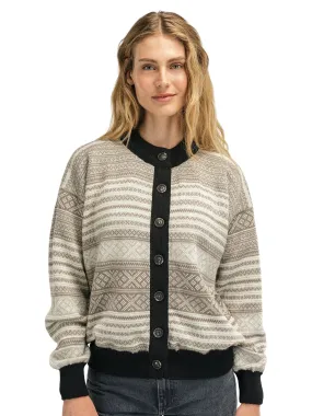 Dale of Norway | Skarpoy Cardigan | Women's | Sand/Mountainstone/Coffee