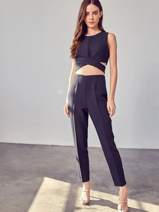 Dark Angel High Waisted Slim Pants