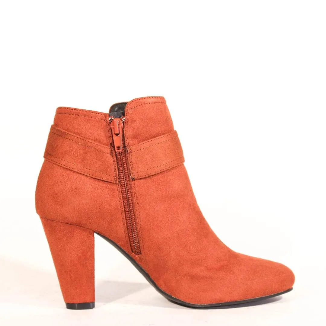 Debbie Suede Booties