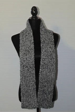 Denim Ribbed Scarf