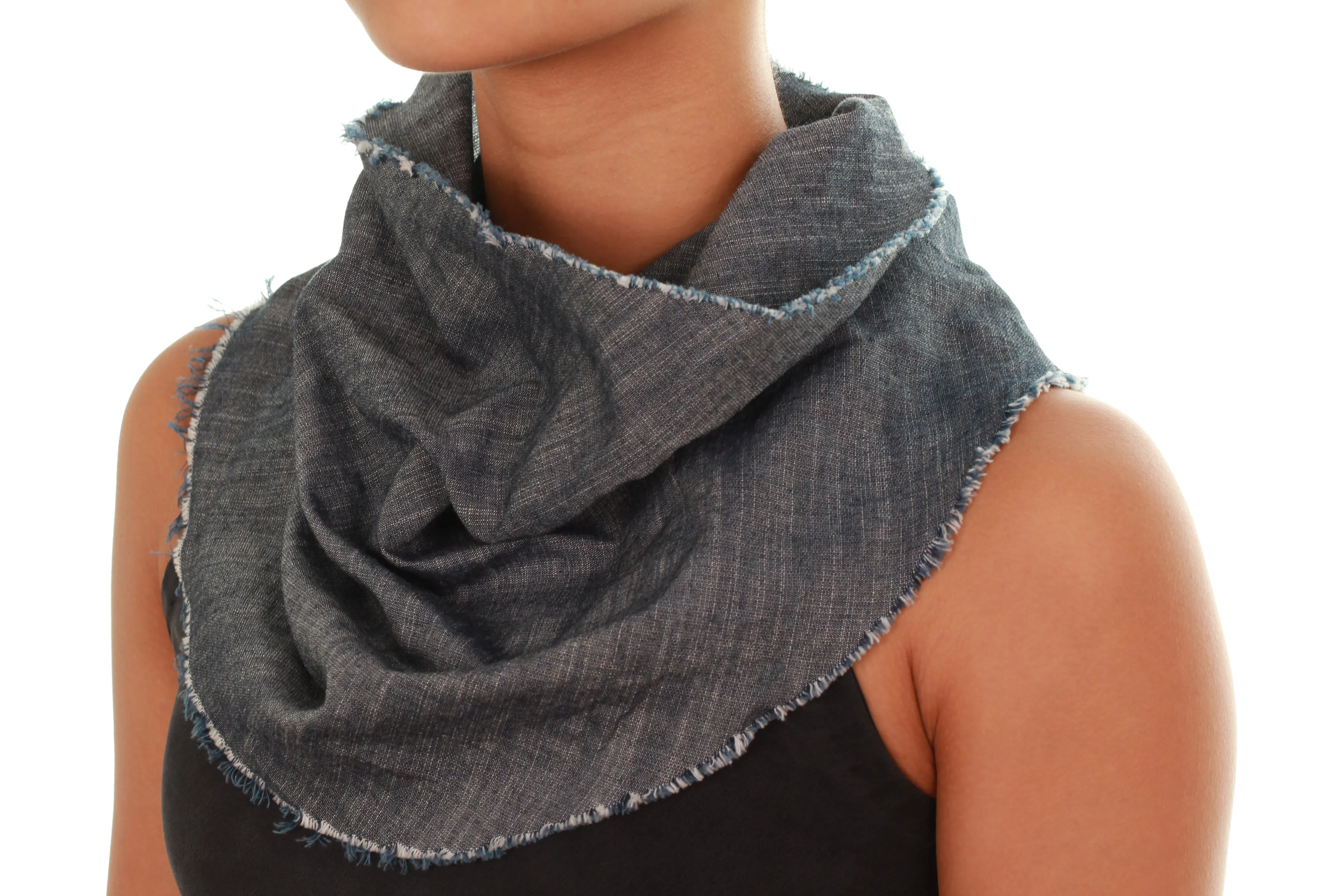 Denim Wrap in Charcoal