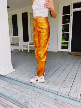 Disco Queen Pants - Bronze/Orange