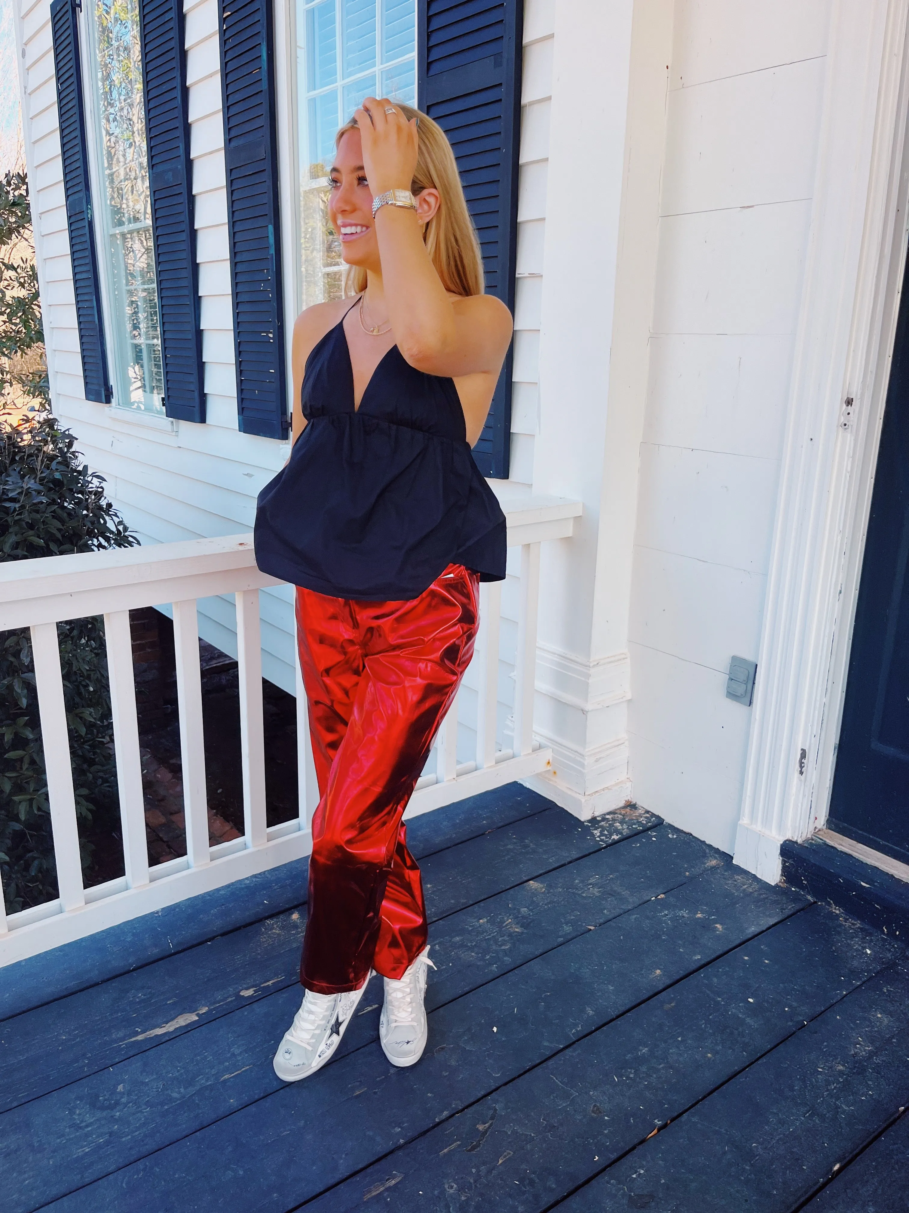 Disco Queen Pants - Red