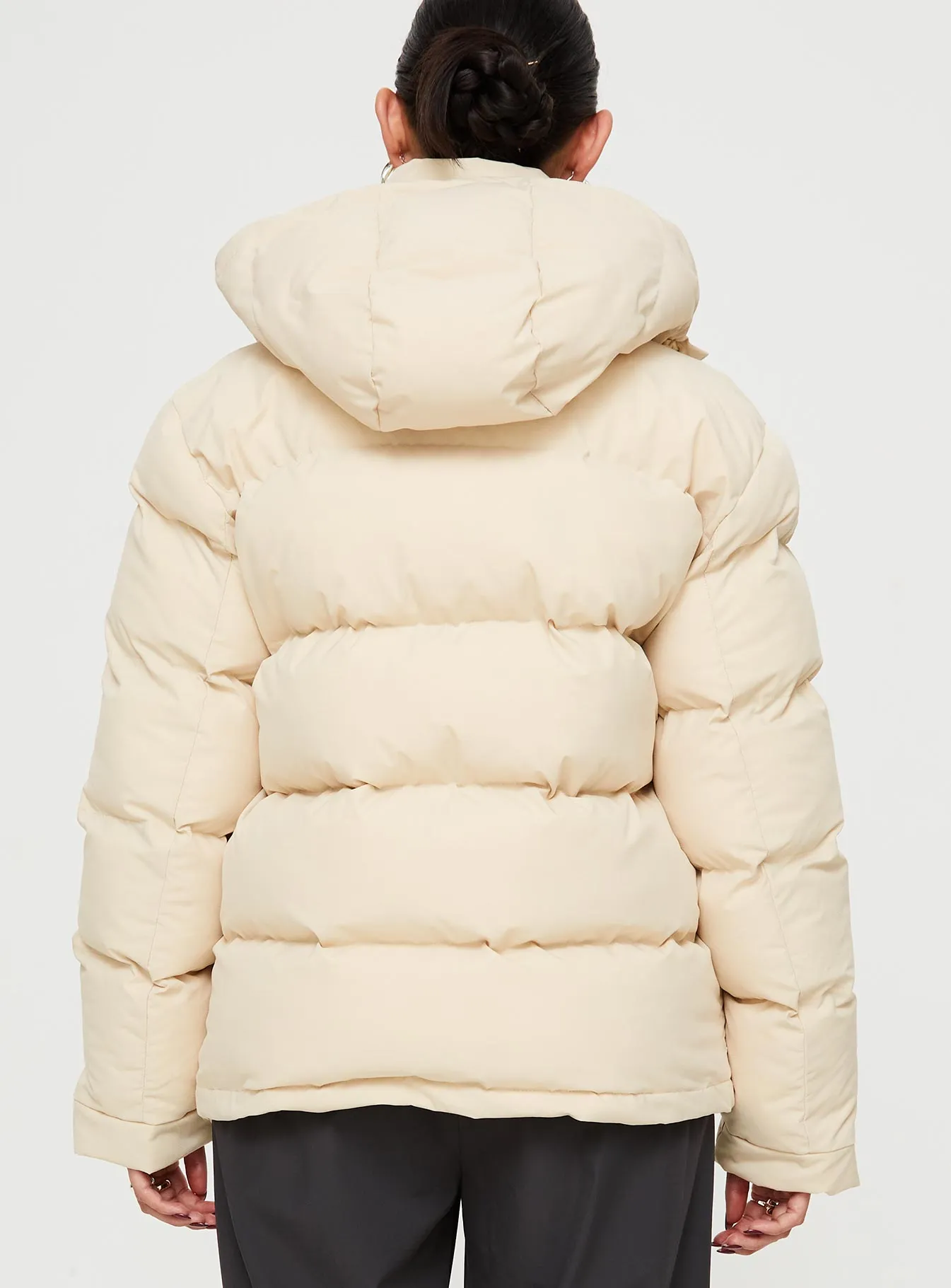 Dream Puff Technical Puffer Jacket Beige