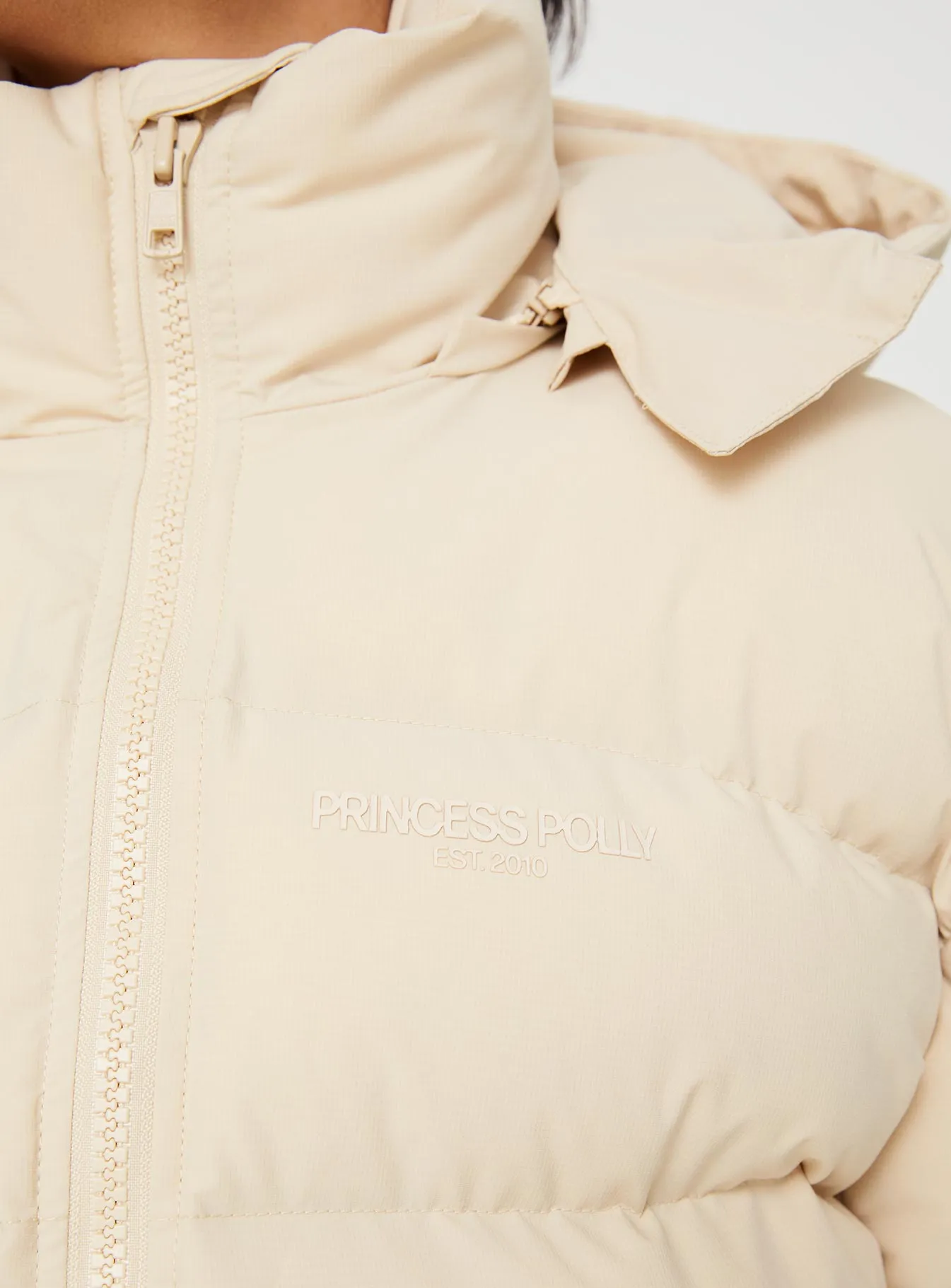 Dream Puff Technical Puffer Jacket Beige