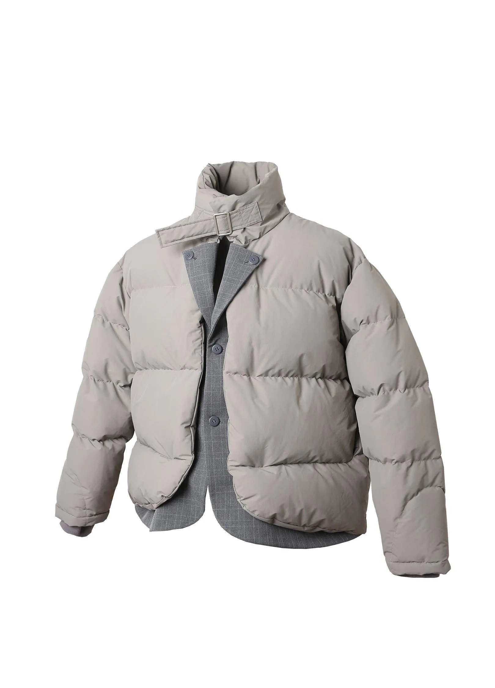 Dual-Layer Winter Puffer Jacket