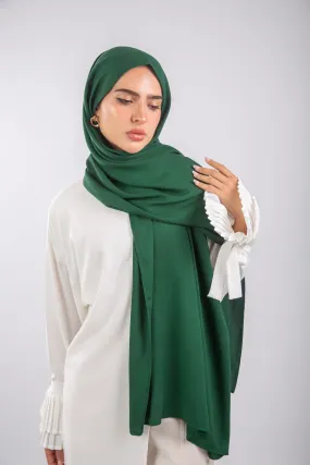 Elegance Modal Hijab -Emerald Green