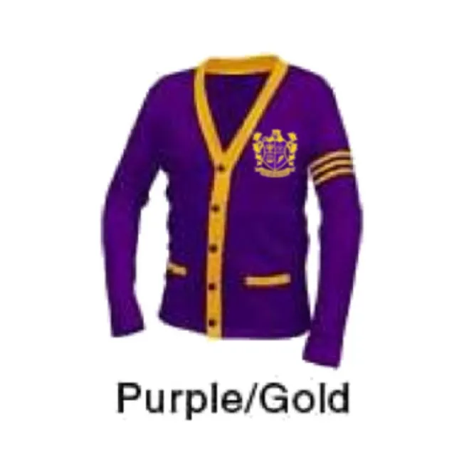 Fanwear: Edna Karr High School Varsity Cardigan Sweater