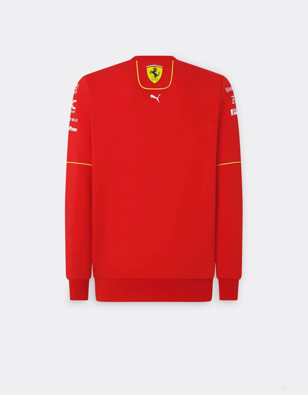 Ferrari sweatshirt, Puma, team, crew neck, red, 2024