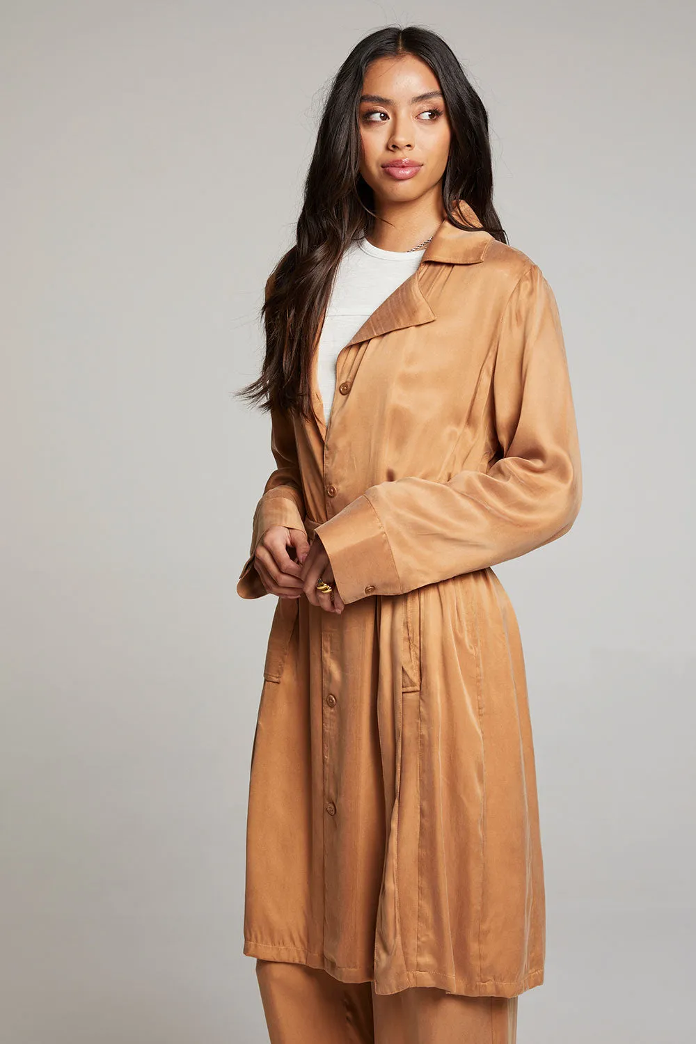 Ford Toffee Trench Coat