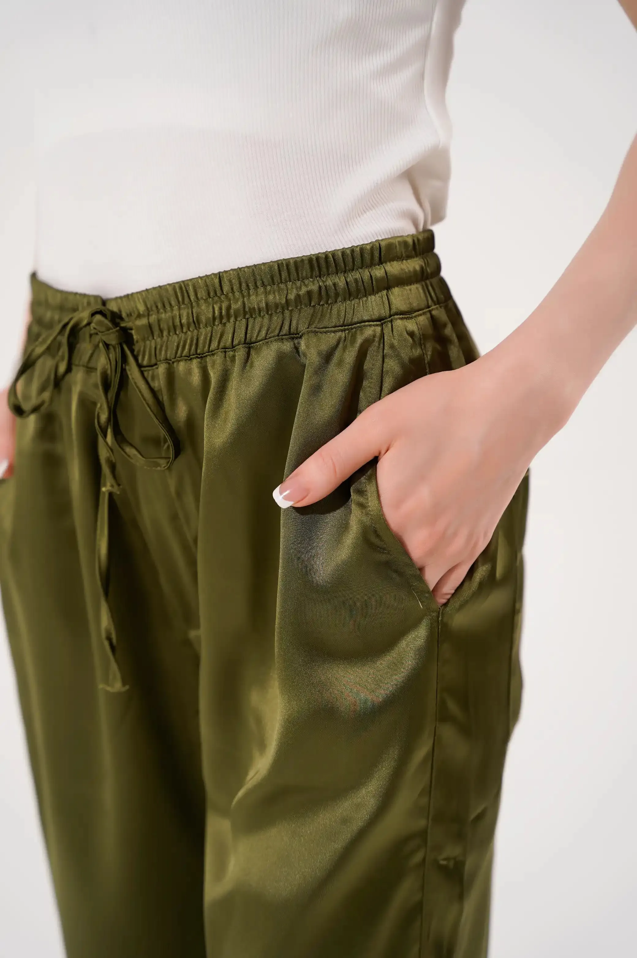 FORMAL SILK LONG PANTS